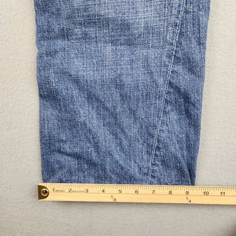 True Religion Joey Jeans Mens 34x29 Medium Wash Blue Bootcut USA Denim READ